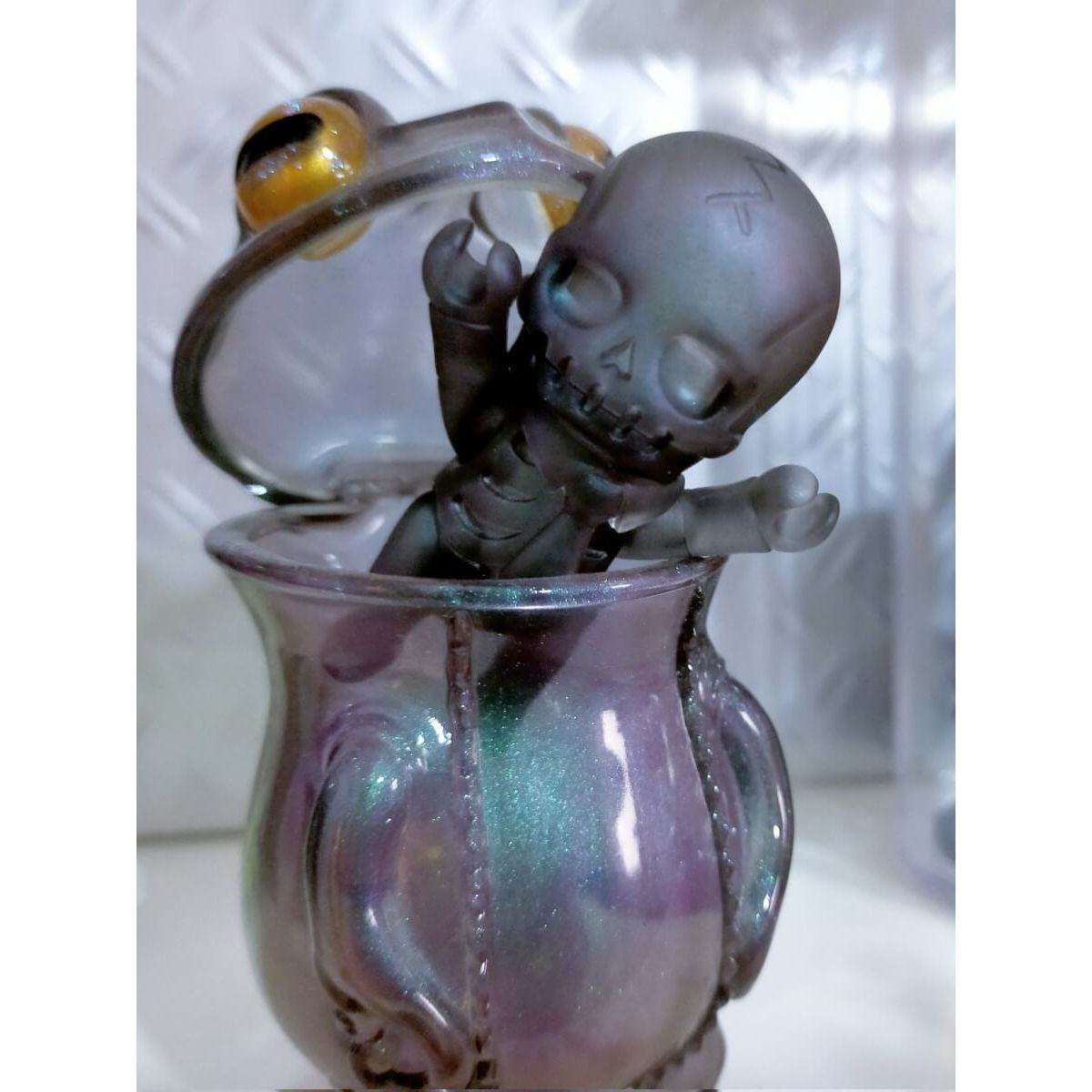Polarized Purple & Green Translucent Grey Smoke Gaikochu