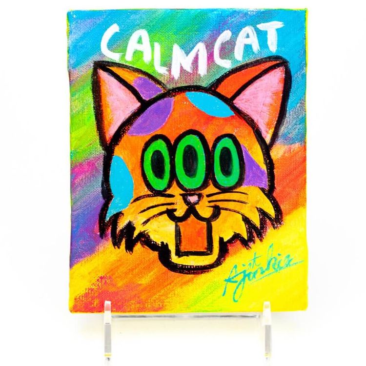 Polka-dot Calmcat by Art Junkie (Shinichiro AJ Kato)
