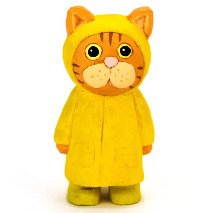Pomelo The Cat (Yellow Raincoat) by TsukuneCraft