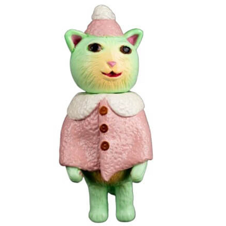 Poncho Cat – Pastel Green by Grumble Toy (Ainsley Sturko)