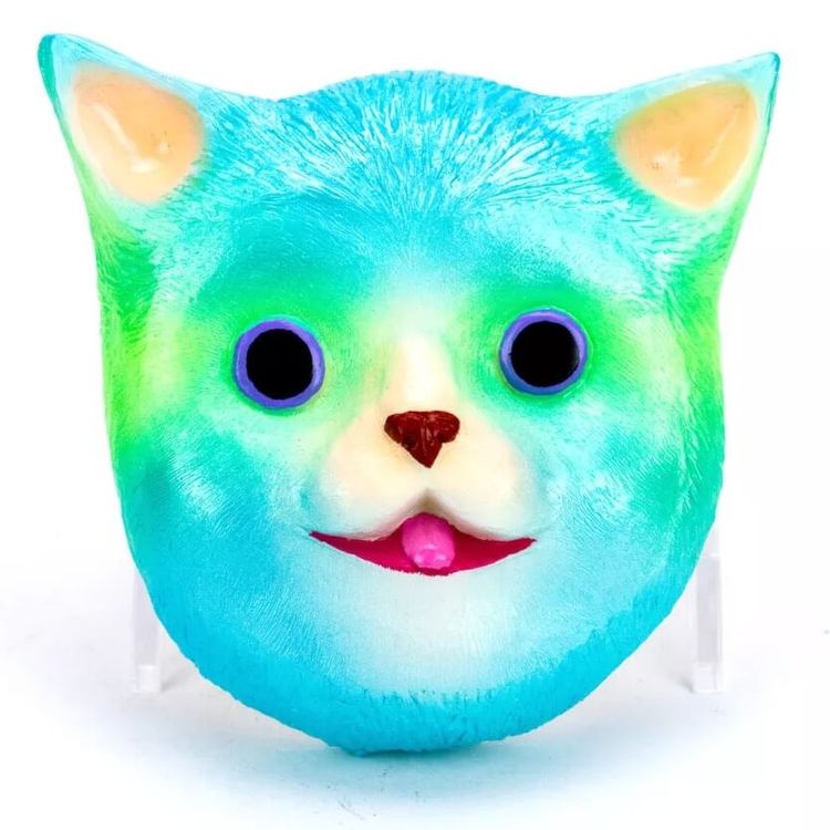 Poncho Cat Plaque by Grumble Toy (Ainsley Sturko)