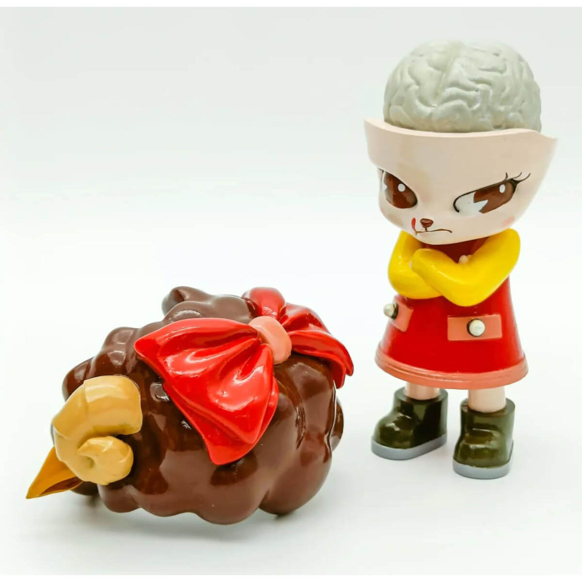 Poppy Got Milky Peko Chan Red