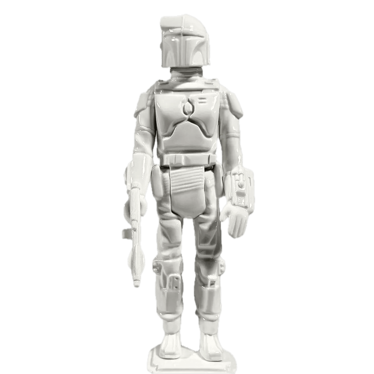 Porcelain Bounty Hunter on stand