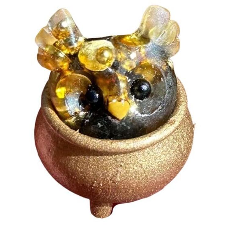 Pot of gold Pixie by Hazel Owlery