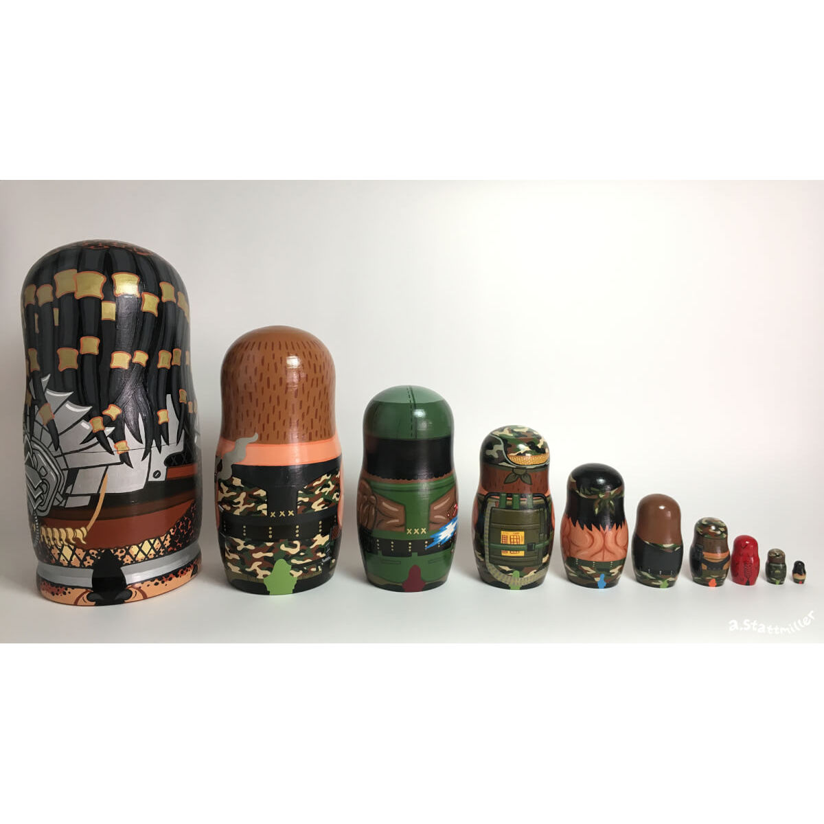 Predator Nesting Dolls