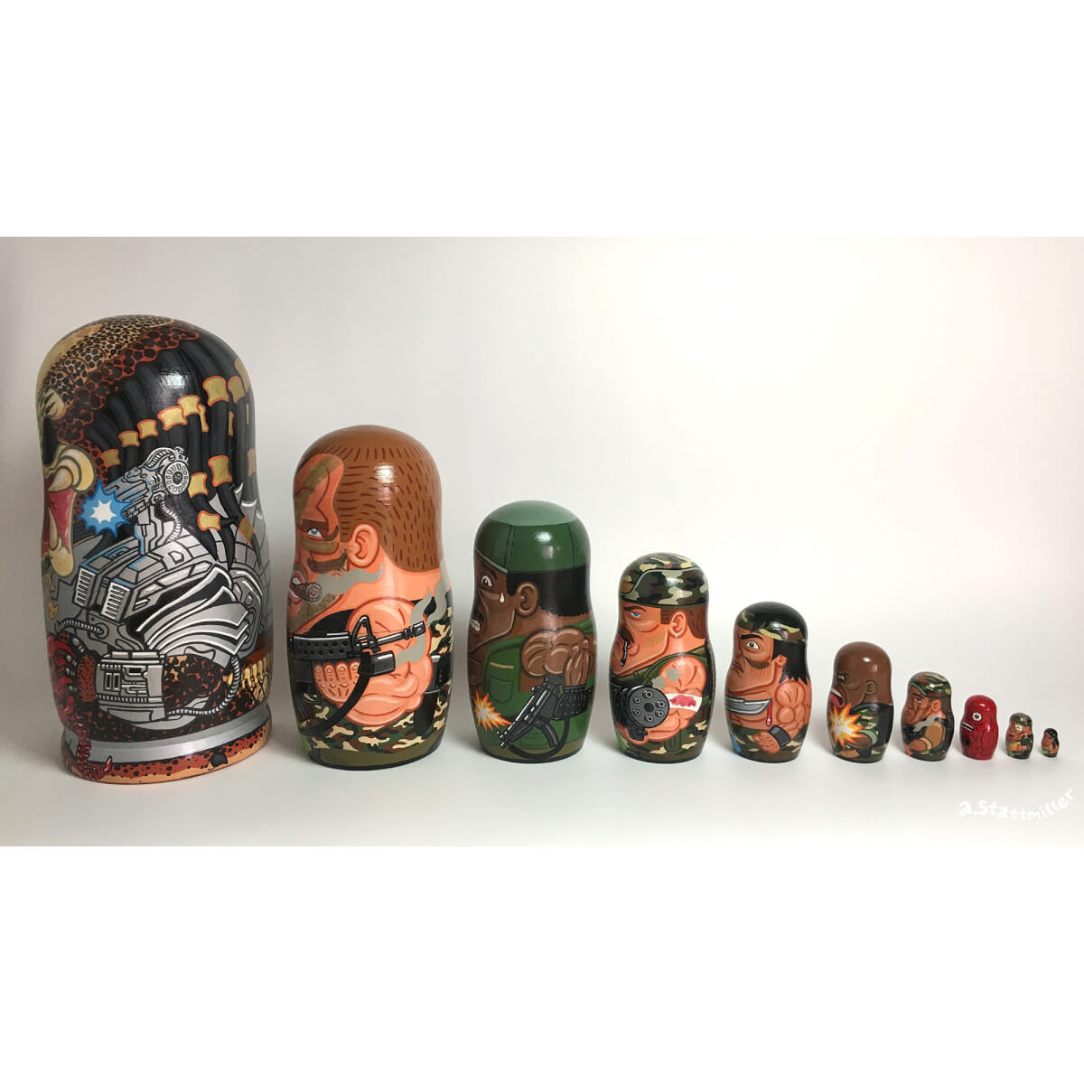 Predator Nesting Dolls
