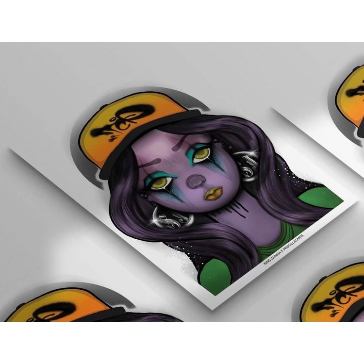 PriscillasArte x KingGonga Collab by Priscilla Marquez aka PriscillasArte 