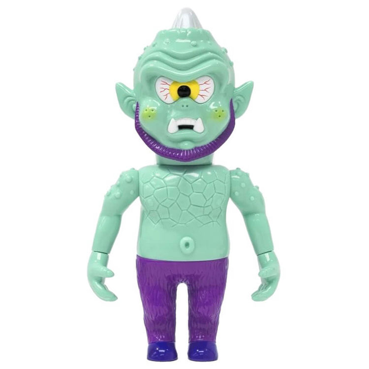 Psycho Eye Green Purple by Knuckle (Little Chop Design)