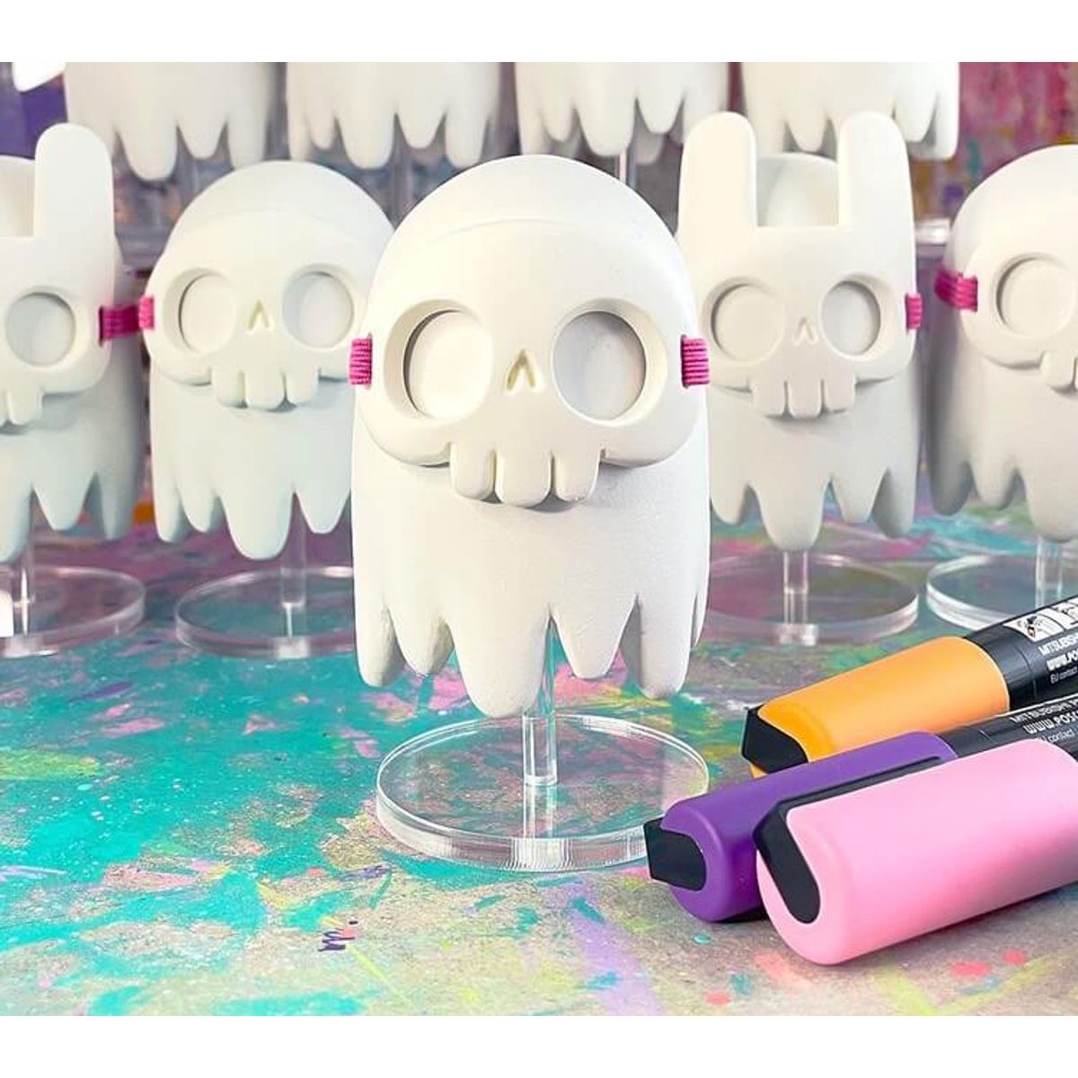 Psychochomp Blank Skully Mask