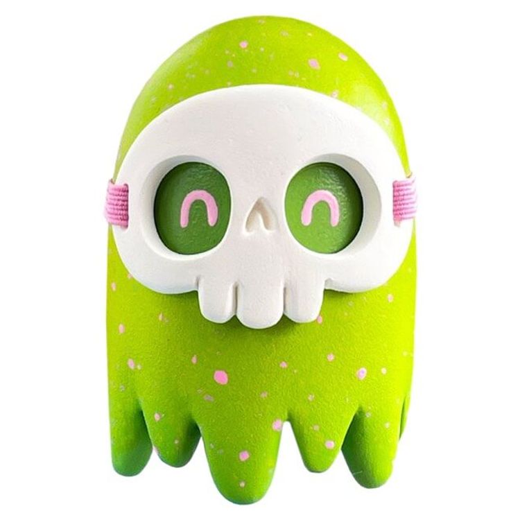 Psychochomp Green & Pink Smiley Eyes by Ejits