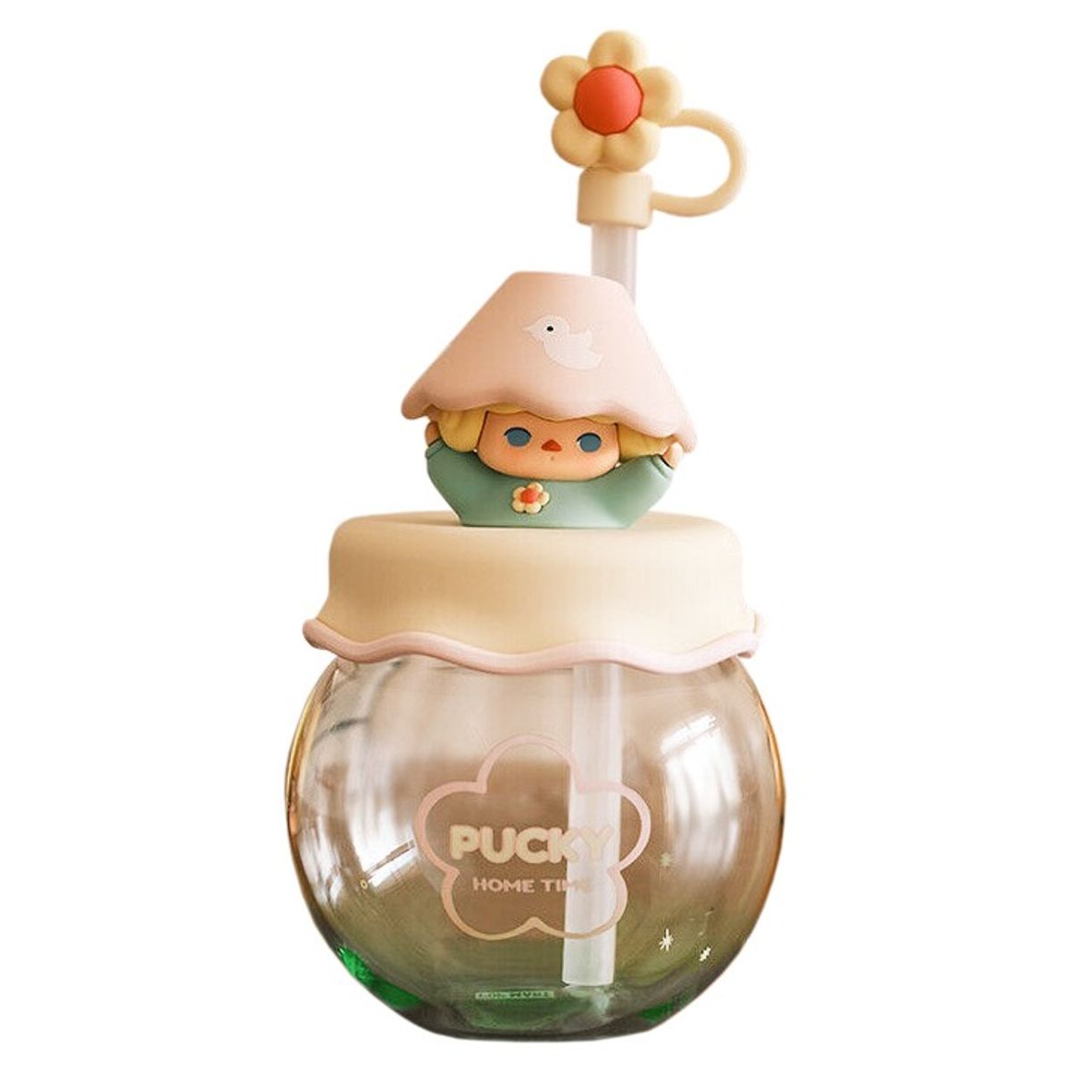 Pucky Elf Home Time Series Straw Mug