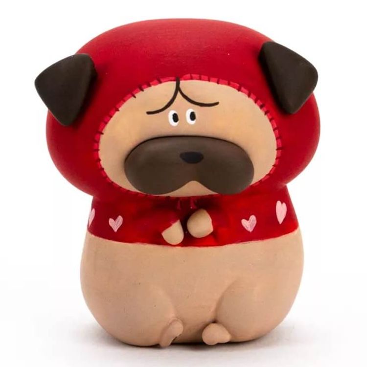 Pug in Ugly Sweater by Ducky Qiang