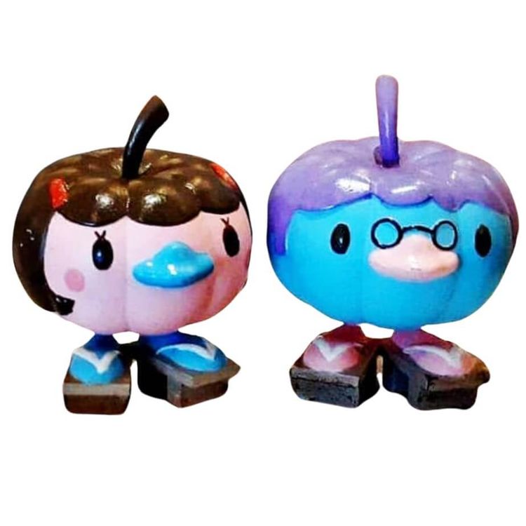 Pumpkin Ko and Pumpkin Kung by Mossyjanny