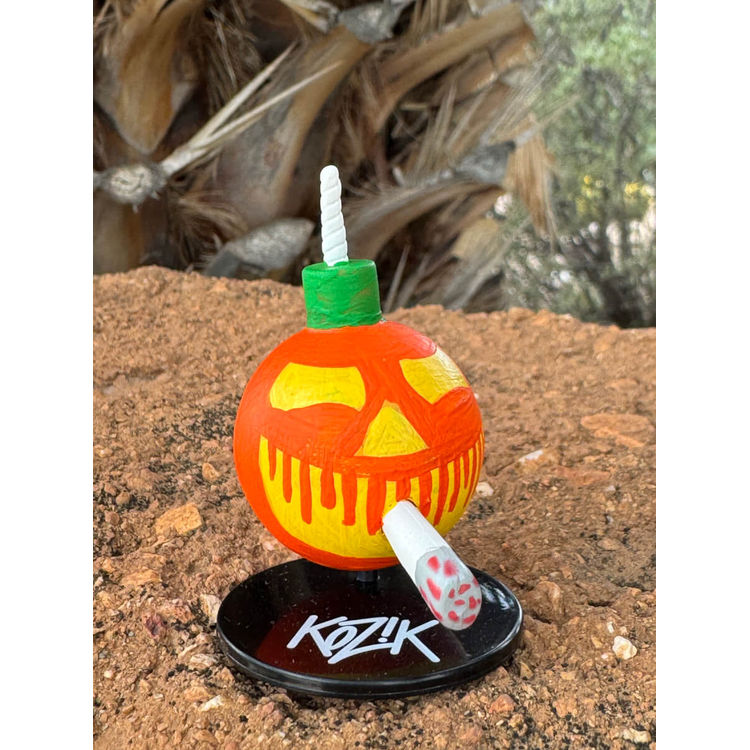 Pumpkin bomb  by Inktuce