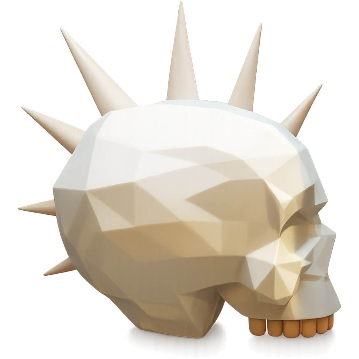 Punk Skull (White & Tan Prototype)