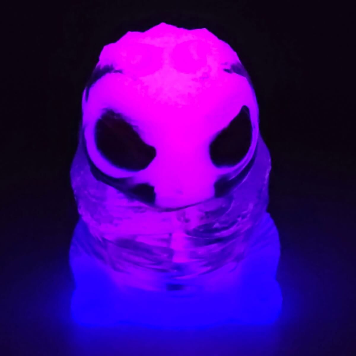 Pink Skelly/Purp Bottom - Double Cast Gus