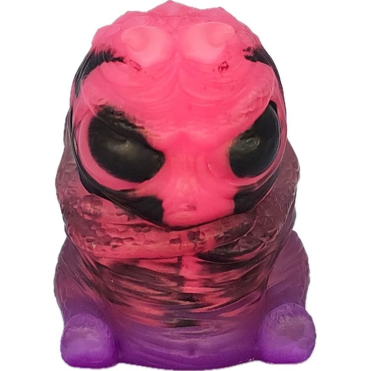 Pink Skelly/Purp Bottom - Double Cast Gus by Glow Man Dan