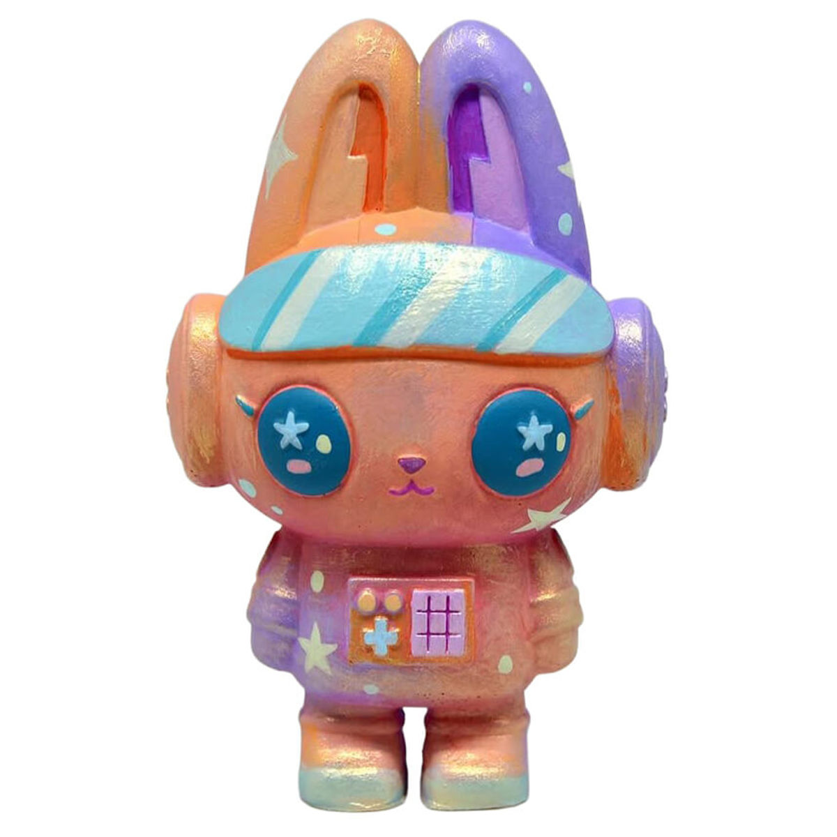 Space Bunny Orange Aurora (A)