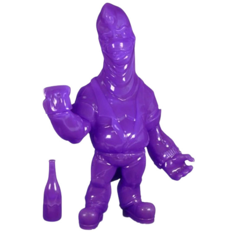 Purple Blank House Barkley Bartender Brachiosaurus (GID) by Spawnmax