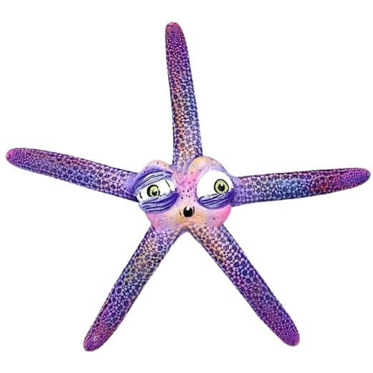 Purple Buncha Starfish by One Eyed Girl (Kasey Tararuj)