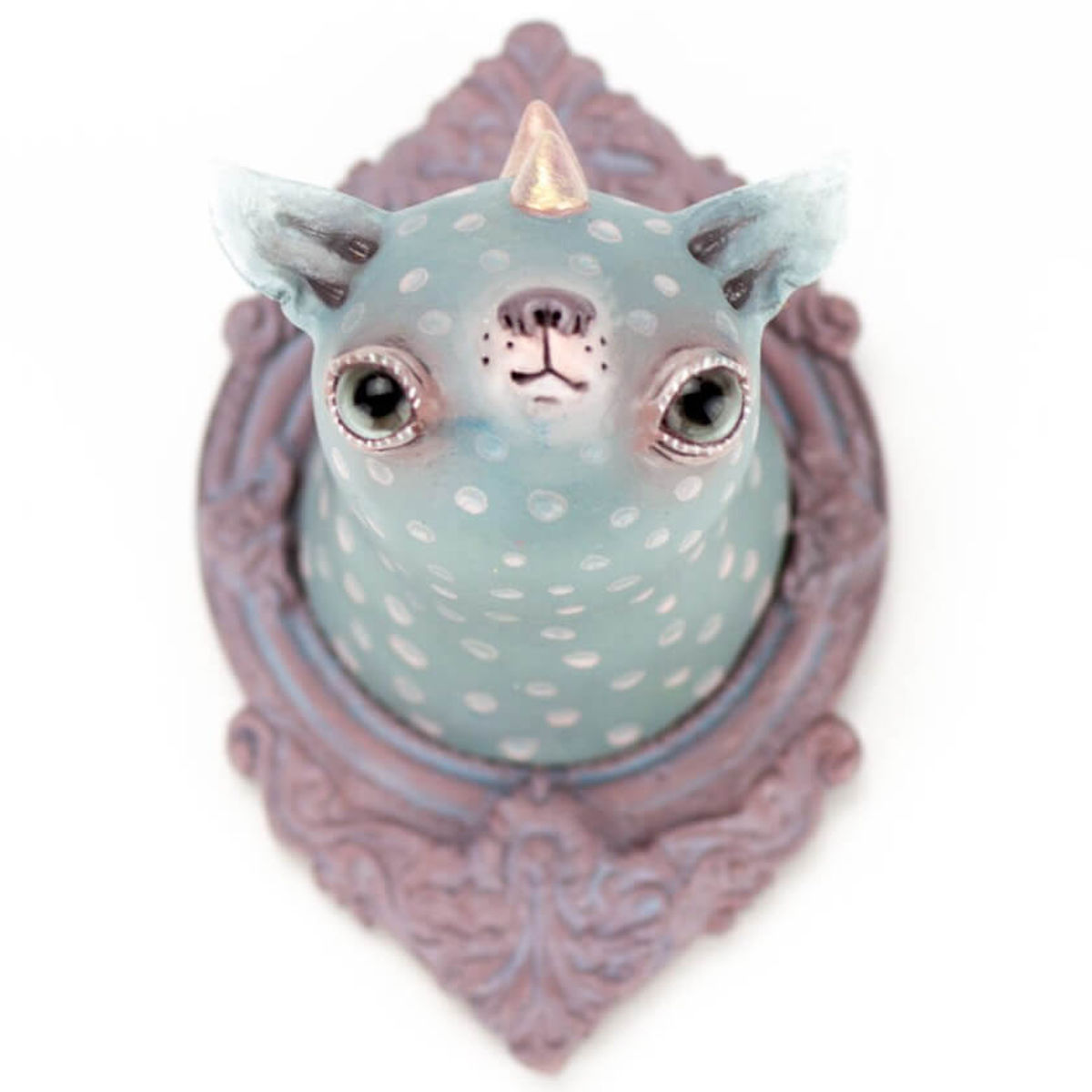 Purple Catasaurus Wall Bust