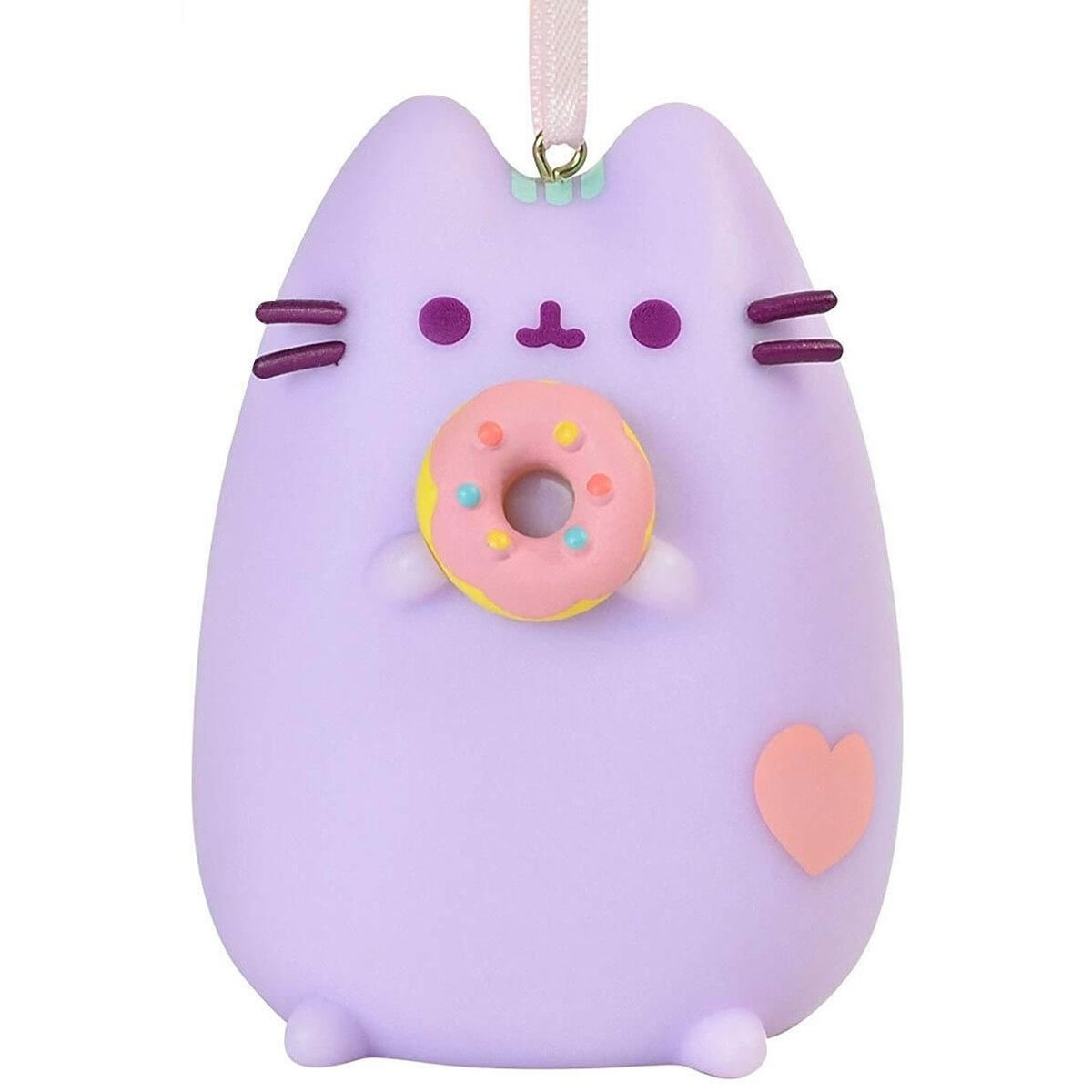 Purple Donut Pusheen Ornament (Vinyl)