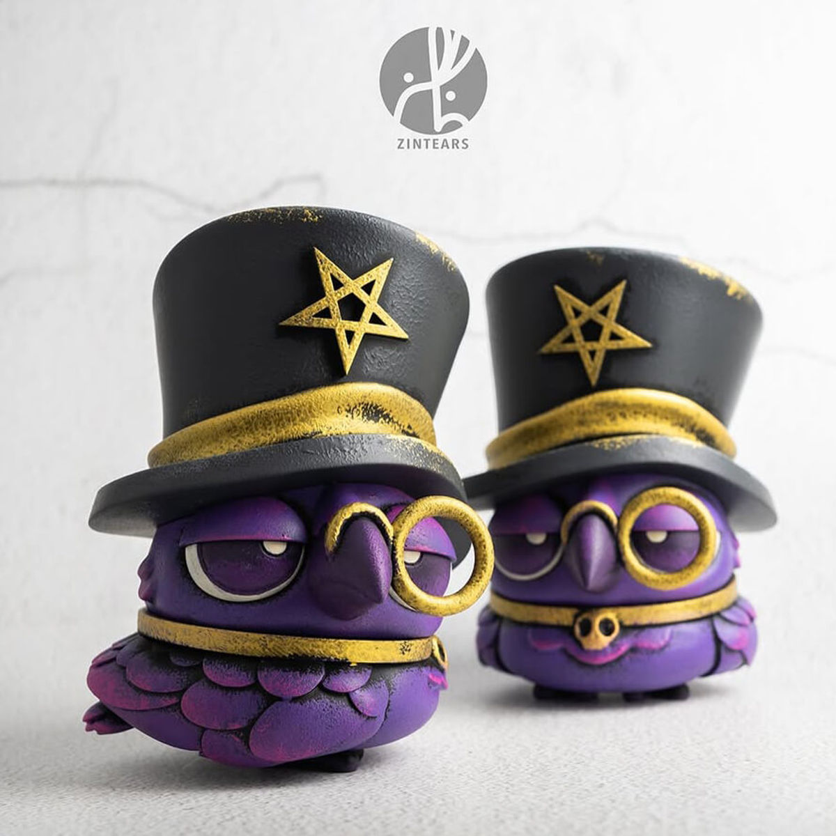 Purple Edgar Monocle