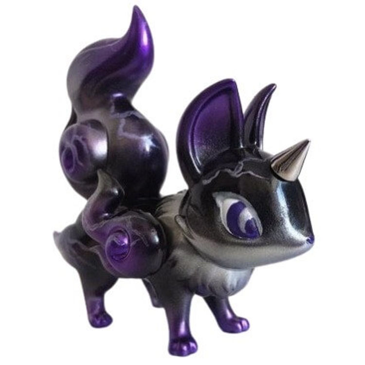 Purple Electric Black Dragon Phantom Fox by Genkosha