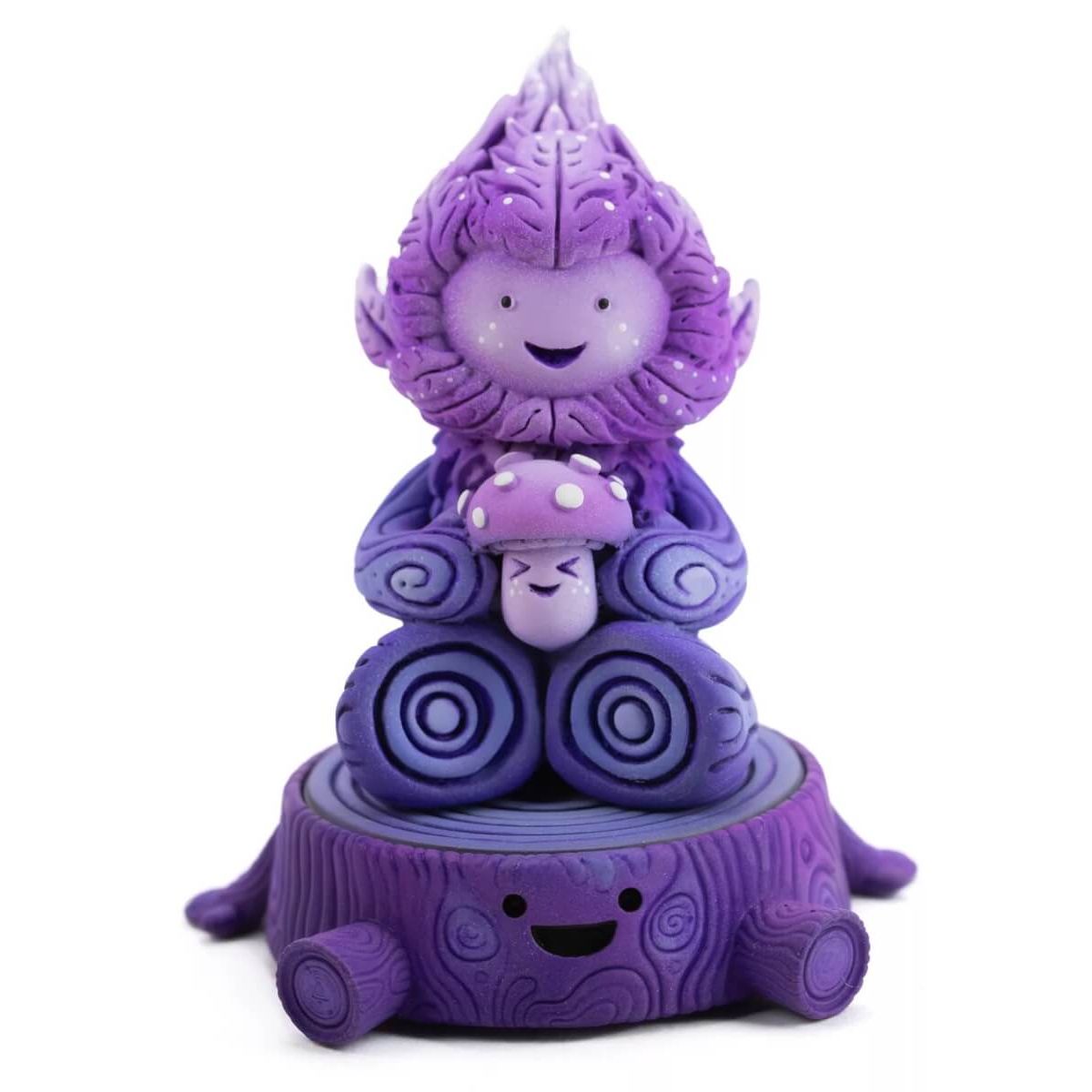 Purple Leaf Spirit and Tree Stump