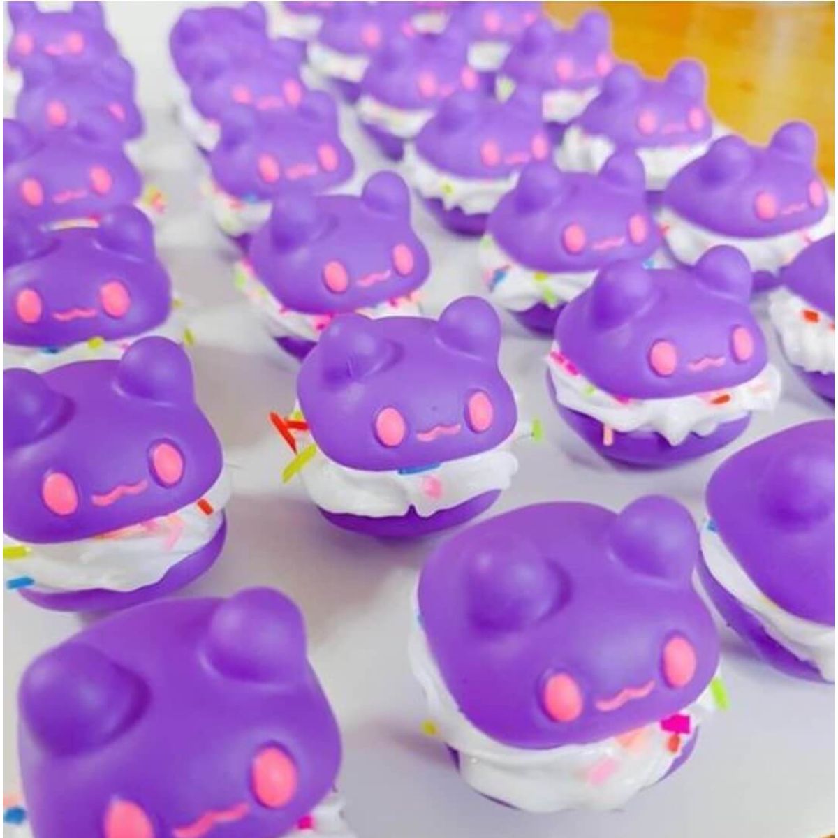 Purple Macaron Cat