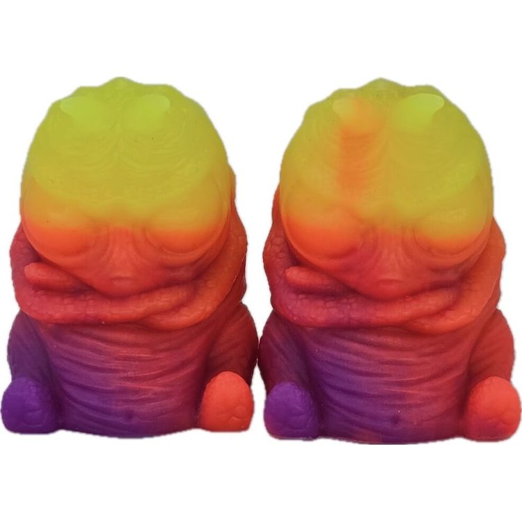 Yellow/Coral/Purple Mind Melt - Gus by Glow Man Dan