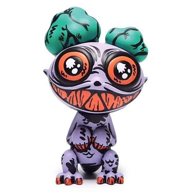 Purple Mr. Brain Dragon by Grape Chan