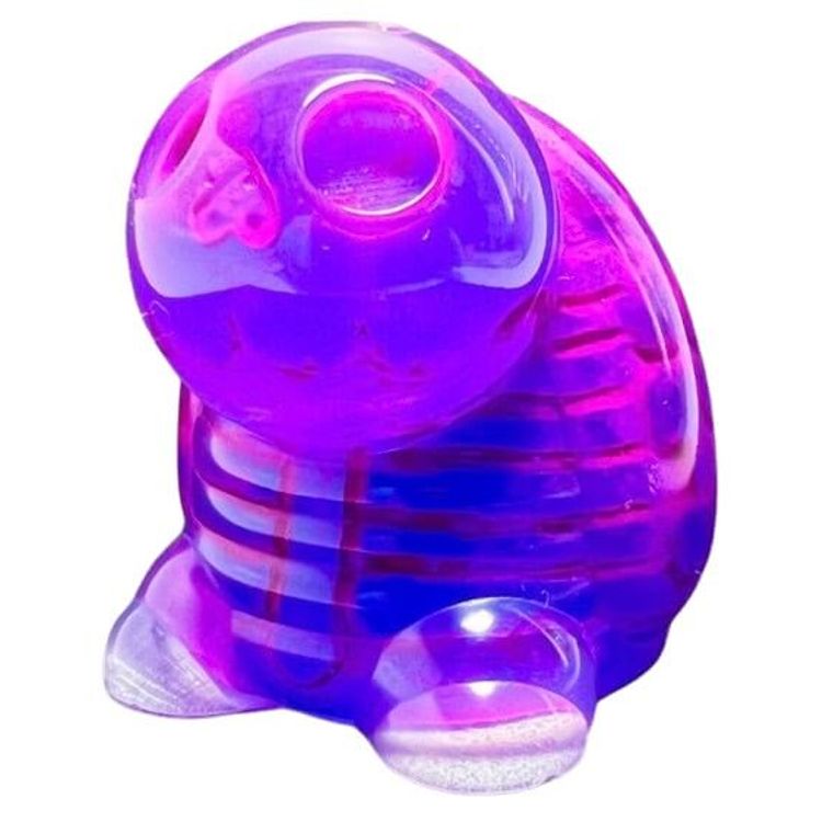 Purple Neon Cemetery Worm by Leftover Toys (Johnny Dean)
