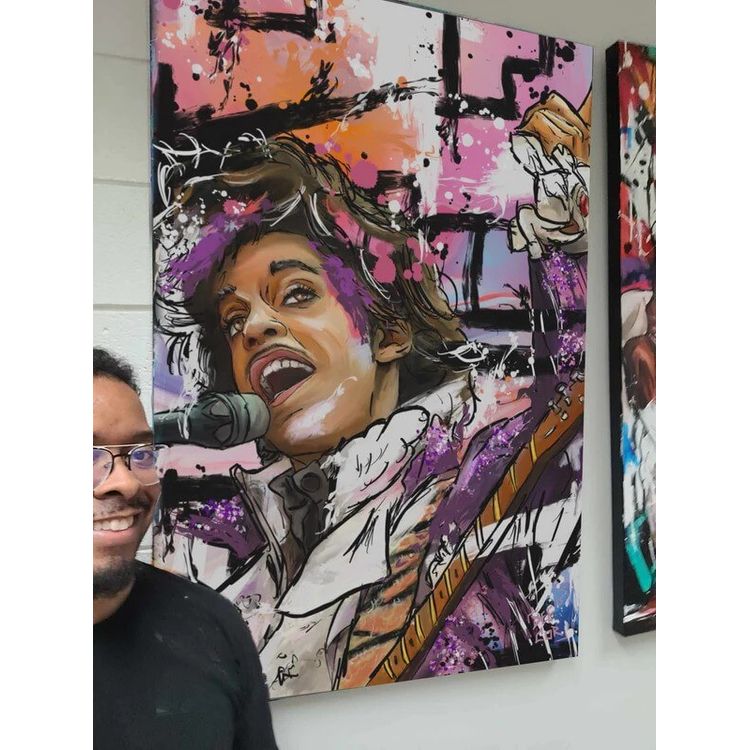 “Purple Reign ” Prince by Deecor (Deante Howard)