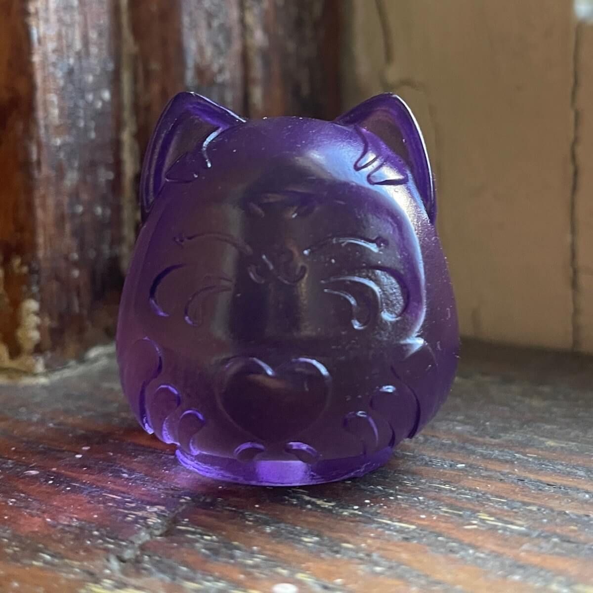 Purple Translucent Mini Daruma