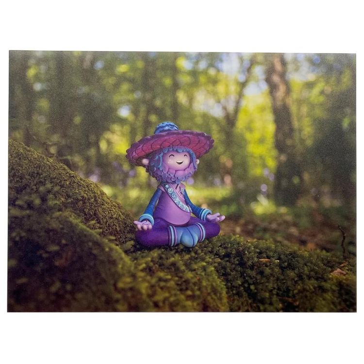 Purple Wizard Photo Print by Miss Muju