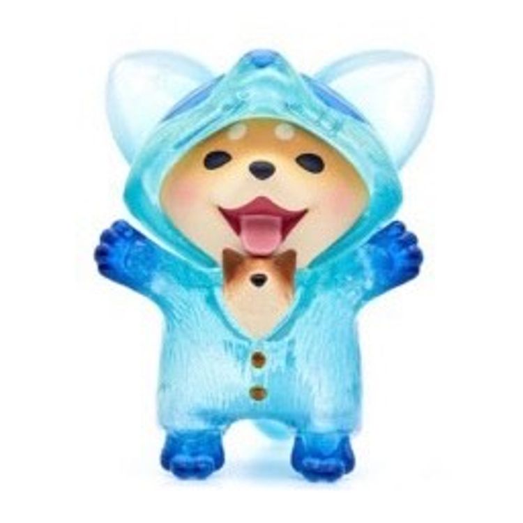 R.U.Y.H. Little DouDou Blue Coral Reef by Dog Together Studio