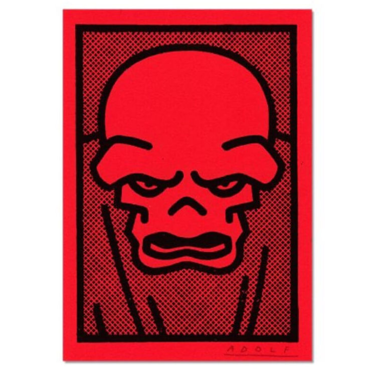 RED SKULL by Famous Adolf (Adolf Rodriguez)