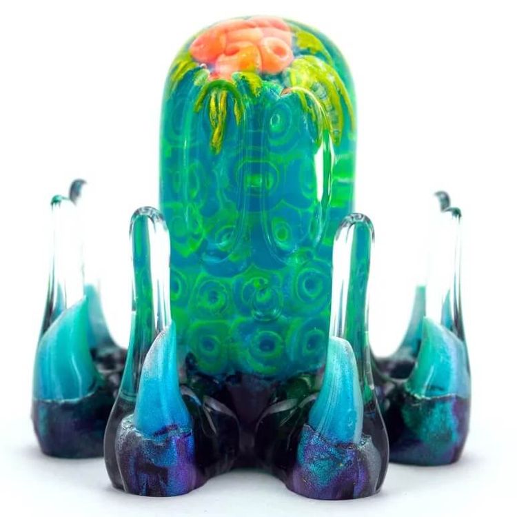 RGB Eldritch Flower Glow Doublecast Ectopod by TNT Plastic