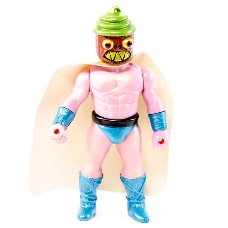 RT x FRENZY SUPER CUPCAKE LUCHADORE (PINK) by Rampage Toys (Jon Malmstedt)