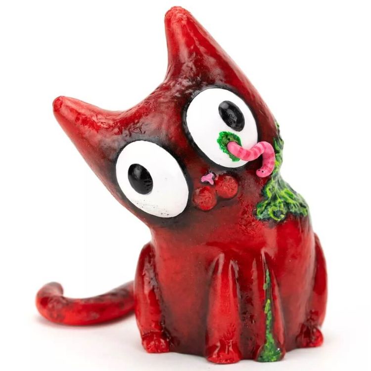 R – I Said…Meow Meow. Eye Worm by Olivia Keserich