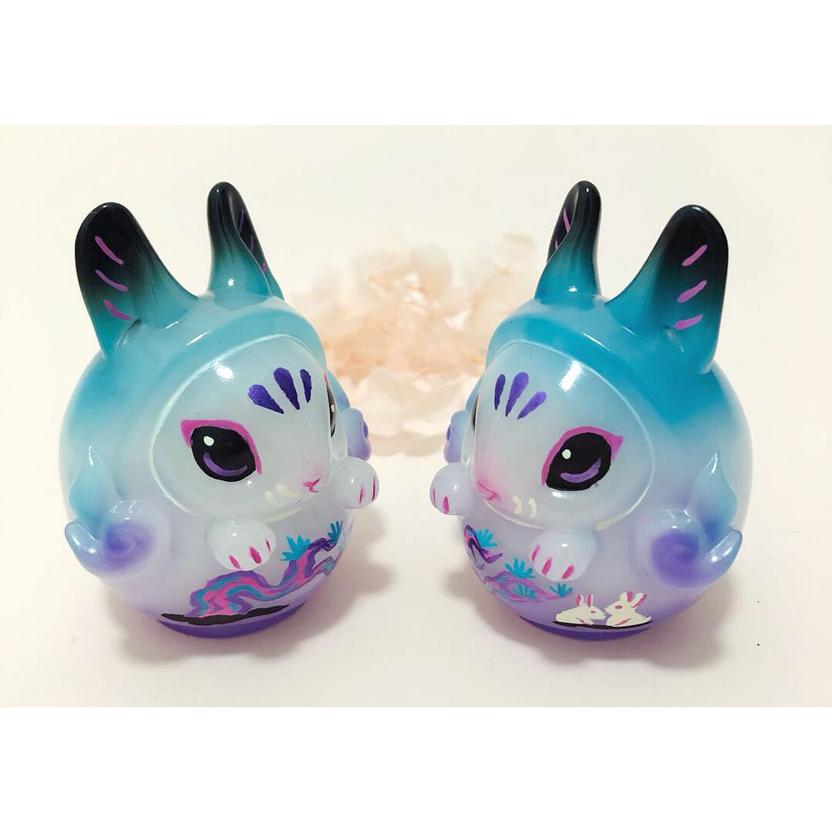 Rabbit Daruma Dark Forest