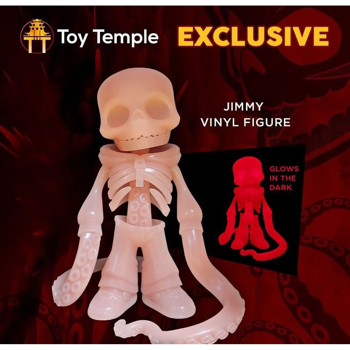 Radioactive Red Jimmy GID