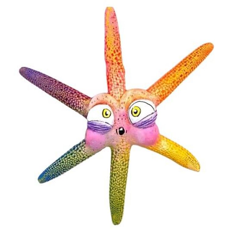 Rainbow Buncha Starfish by One Eyed Girl (Kasey Tararuj)