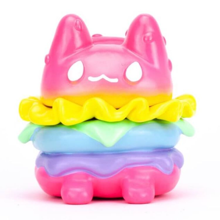 Rainbow Burger Cat by Rato Kim