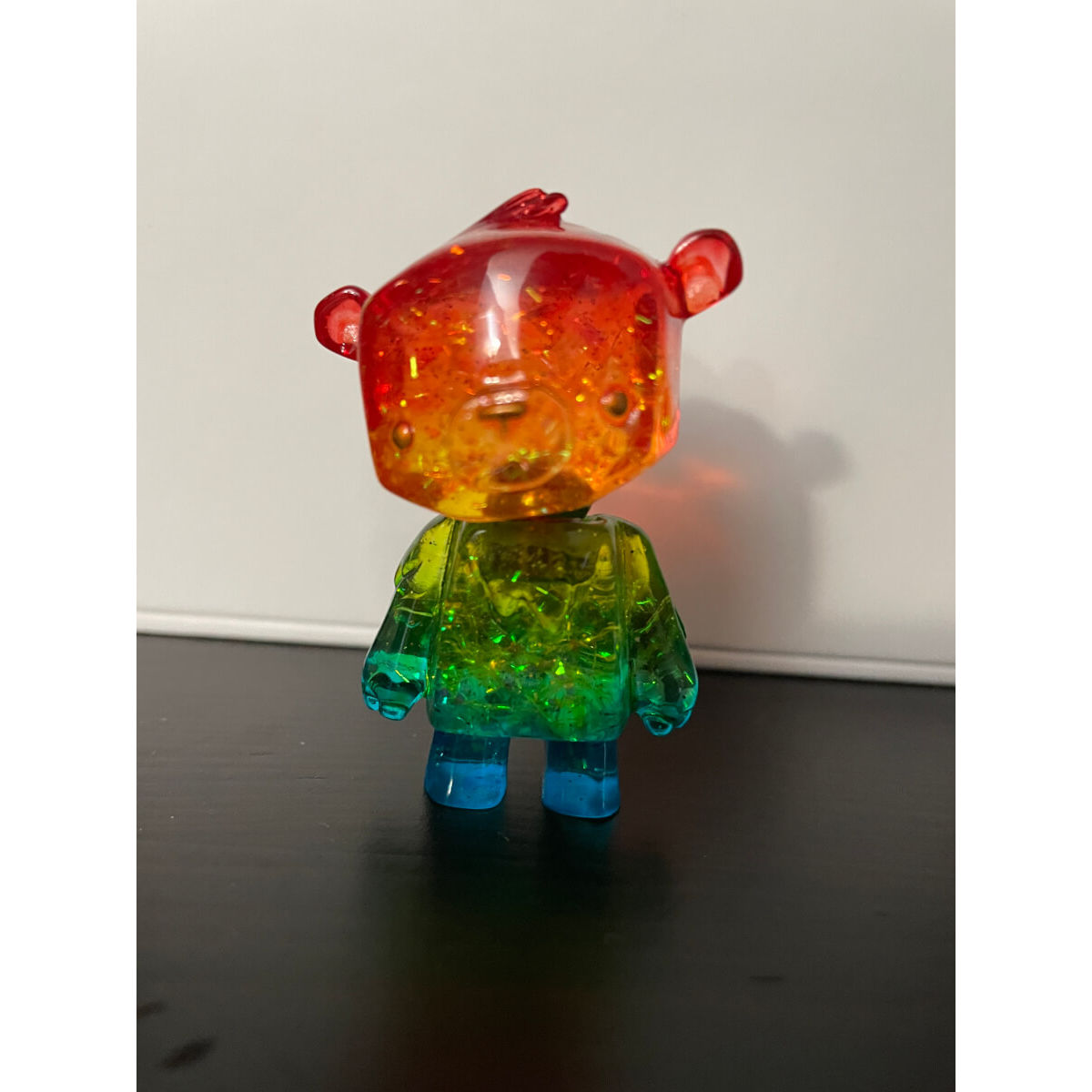 Rainbow Glitter Kuma Kub