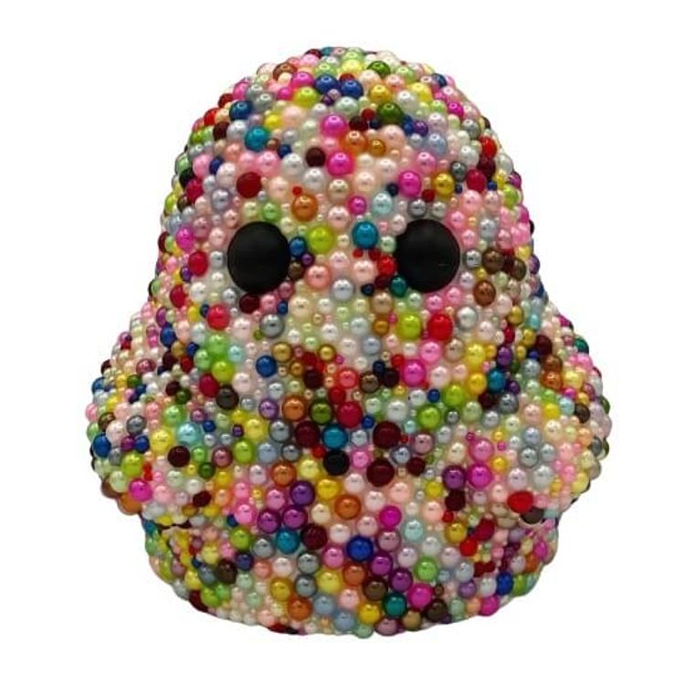 Rainbow Pearl Tiny Ghost by Big Ern Customs