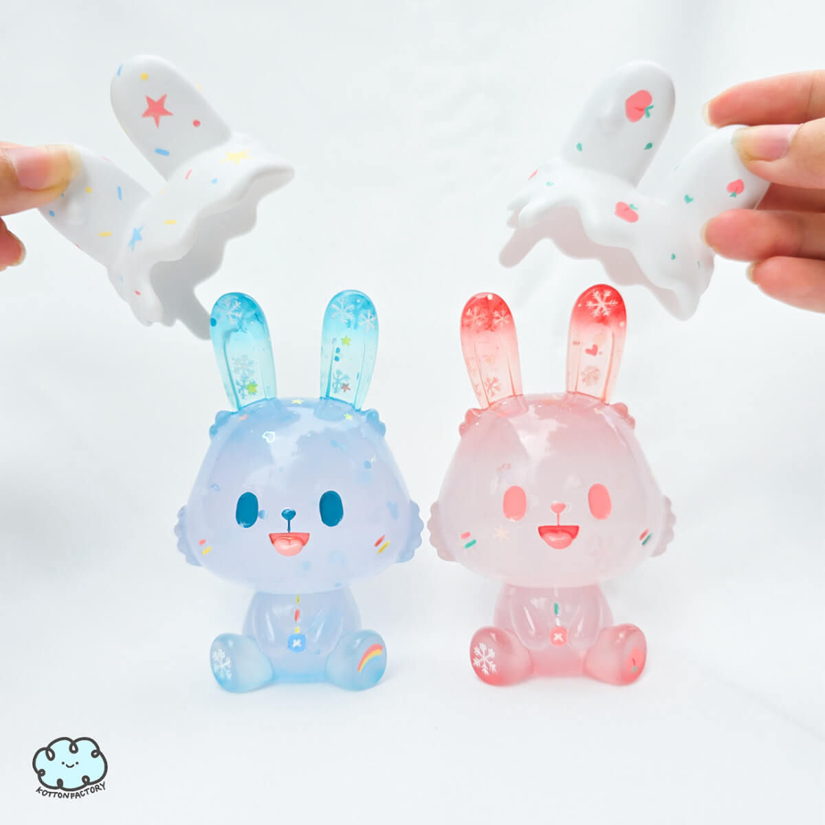 Rainbow Snow Robin GID