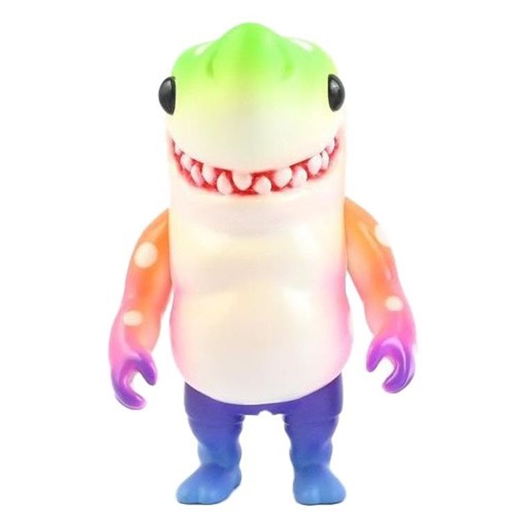 Rainbow Spotted Shark Boy by Momoco Studios