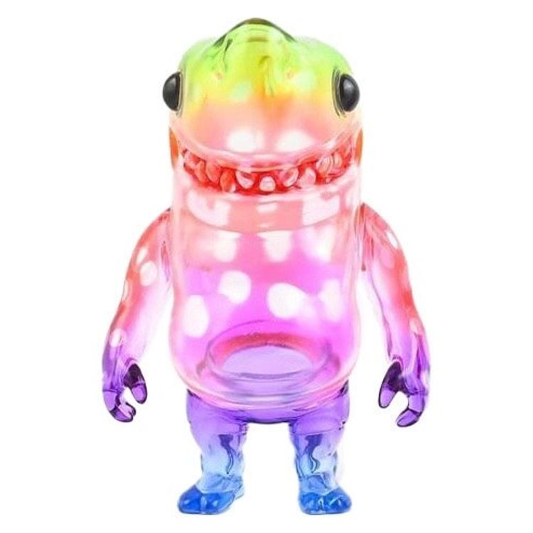 Rainbow Spotted Shark Boy Clear by Momoco Studios